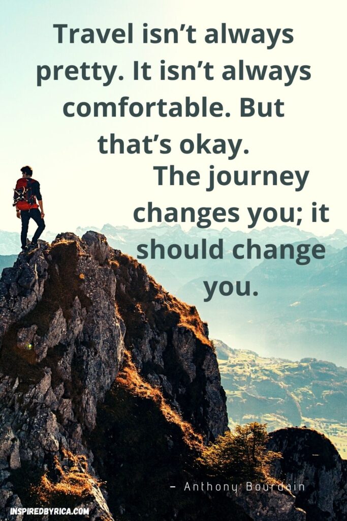travel changes you quote