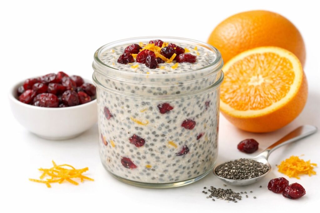 healthy winter dessert made with natural ingredients, warming spices, baked fruit, or chocolate for cold weather comfort