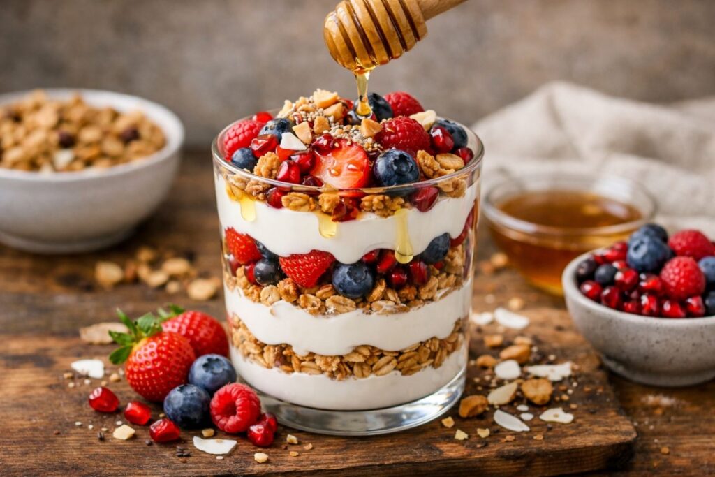 cozy winter breakfast ideas including oatmeal eggs pancakes and warm filling morning meals