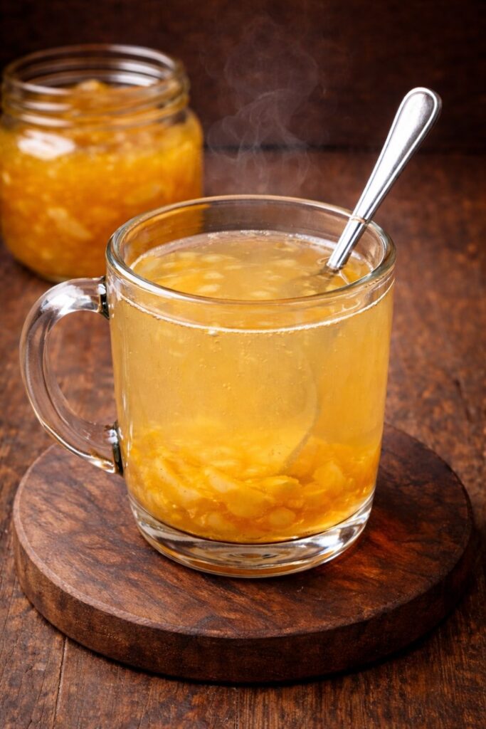 Korean yuja-cha citron tea