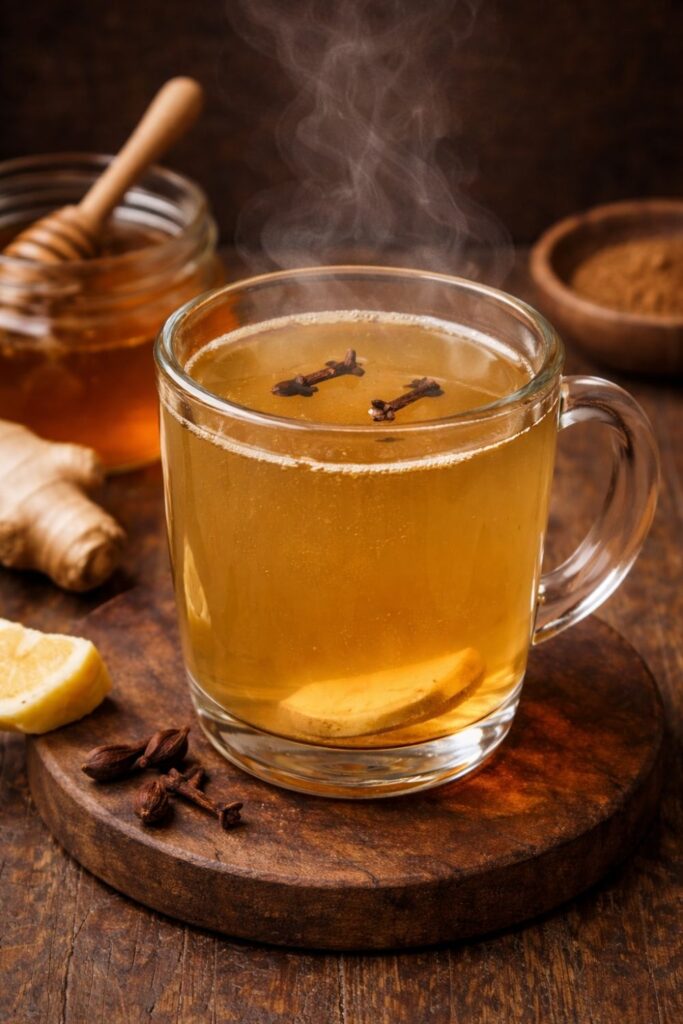 Russian sbiten honey-spiced drink