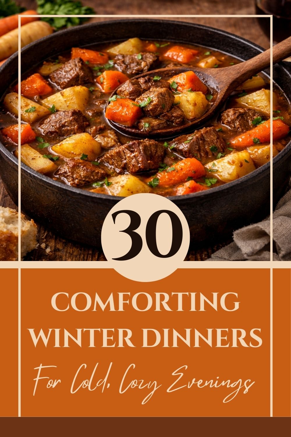 Comforting winter dinner ideas for cold evenings with a warm, hearty homemade meal