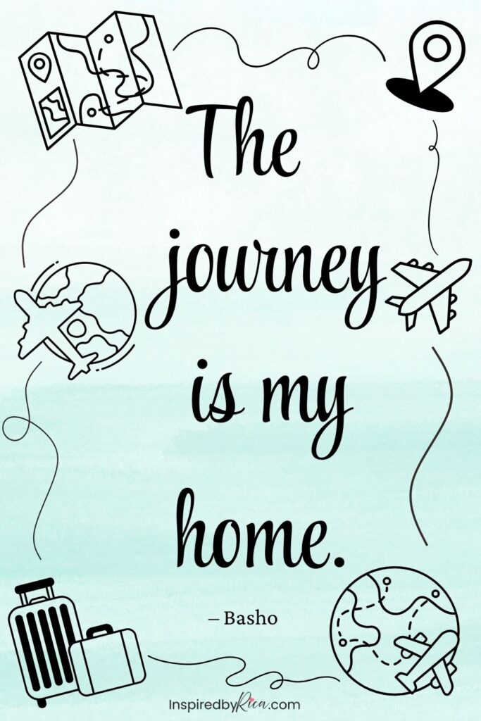 Travel quote about courage, exploration, and stepping beyond your comfort zone