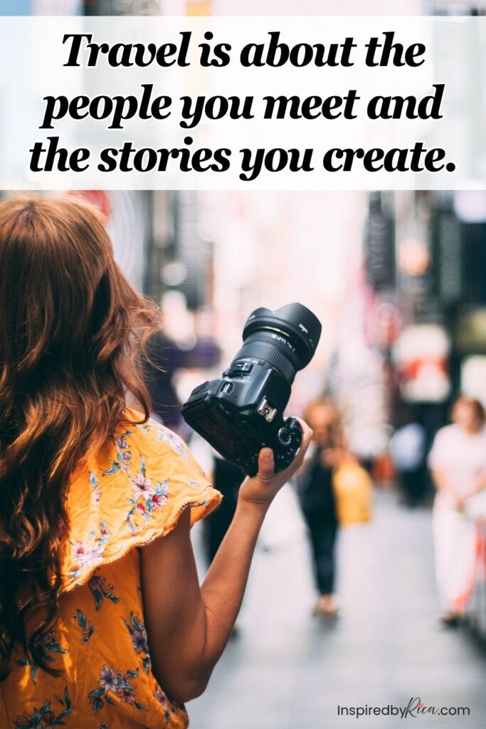 Travel quote about courage, exploration, and stepping beyond your comfort zone