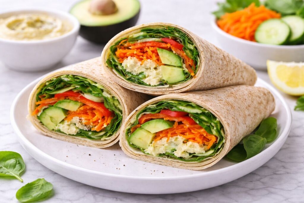 21 healthy spring lunch ideas featuring fresh salads, light soups, wraps, and nourishing grain bowls perfect for warmer days.