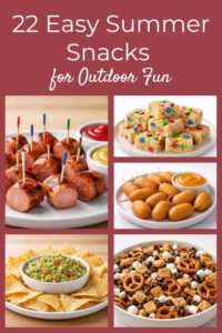 easy summer snack ideas, summer snack, outdoor snack