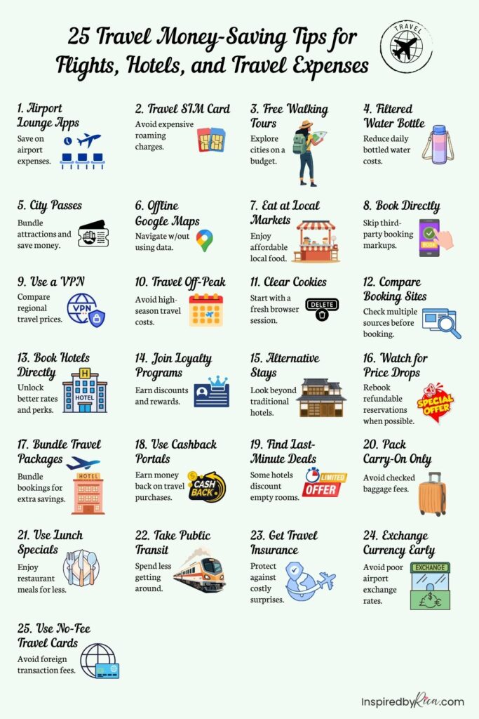 travel money-saving tips, travel budget tips, how to save money while traveling