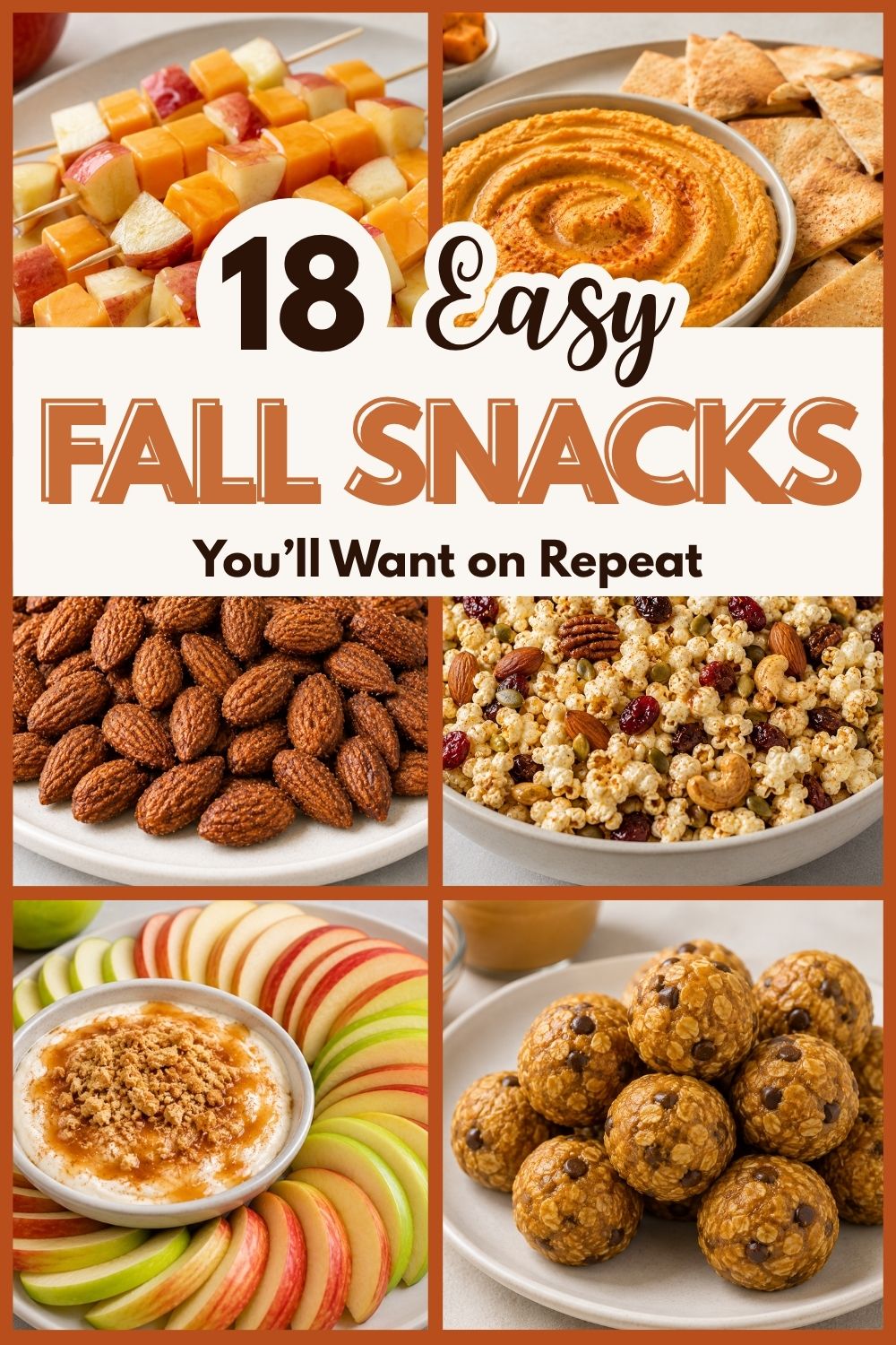 healthy fall snack ideas, easy fall snacks, fall snack ideas, autumn snacks