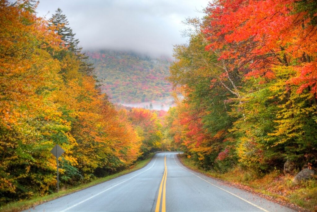 best fall foliage states , fall destinations USA, autumn travel USA, fall road trips USA