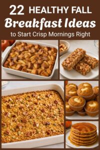 healthy fall breakfast ideas, fall breakfast recipes, healthy autumn breakfast recipes, easy fall breakfast ideas