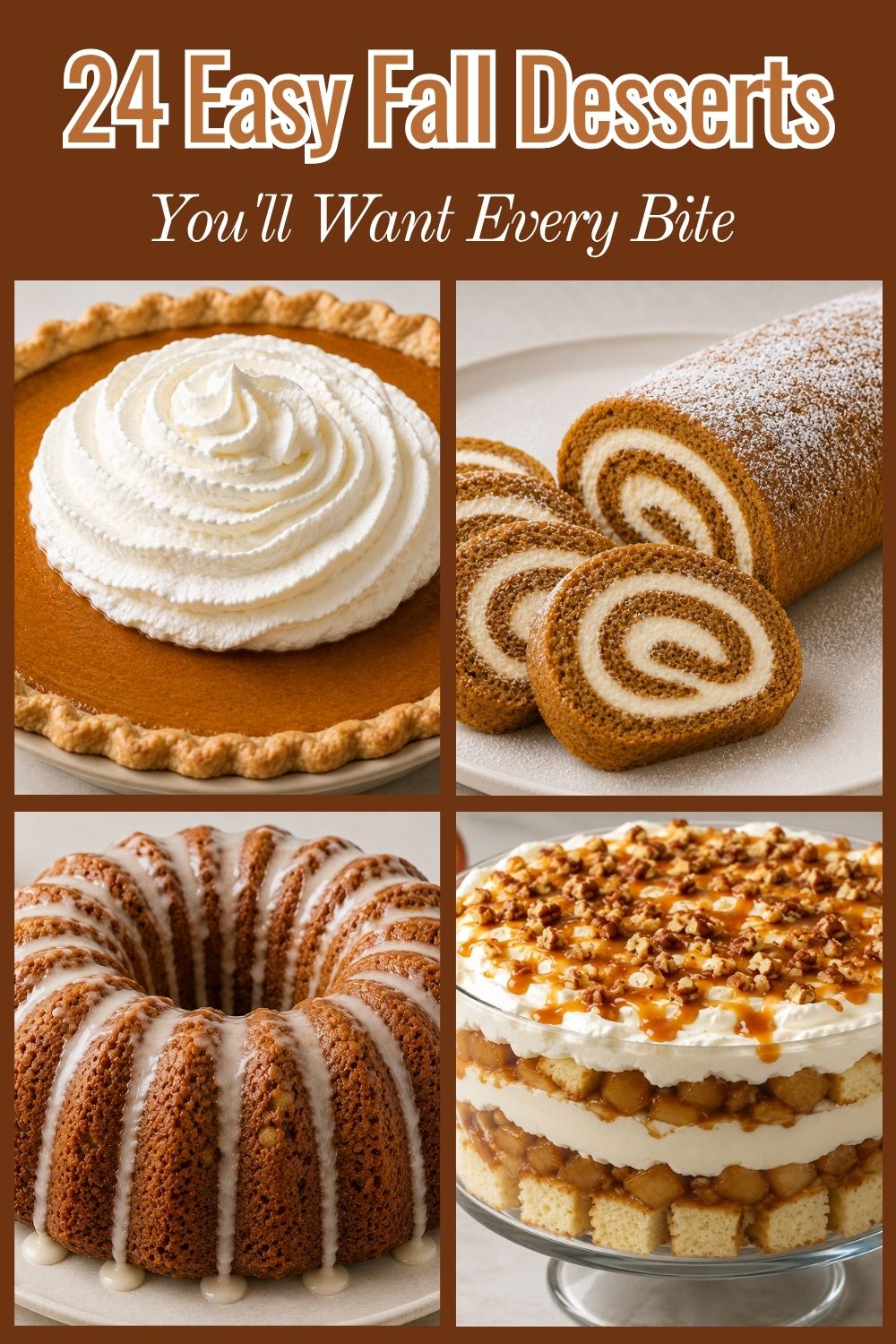 fall dessert recipes, easy fall desserts, autumn dessert recipes, homemade fall desserts