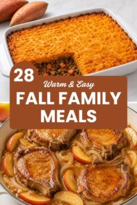 fall dinner ideas, easy fall dinner ideas, cozy fall dinners, fall family meals