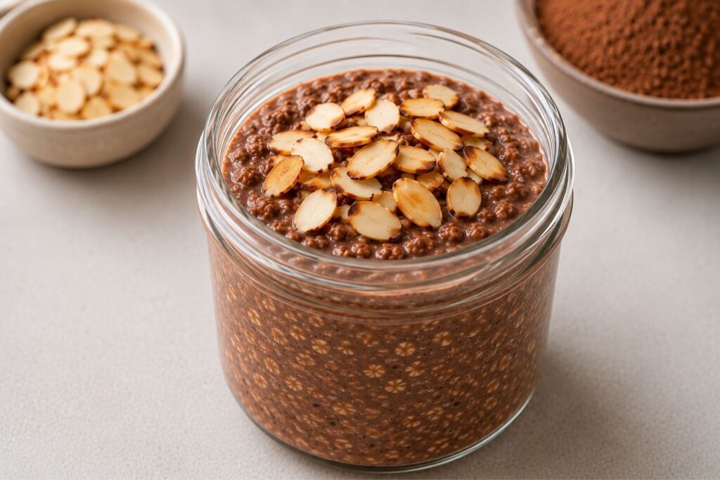 high-protein overnight oats, protein overnight oats, overnight oats for meal prep
