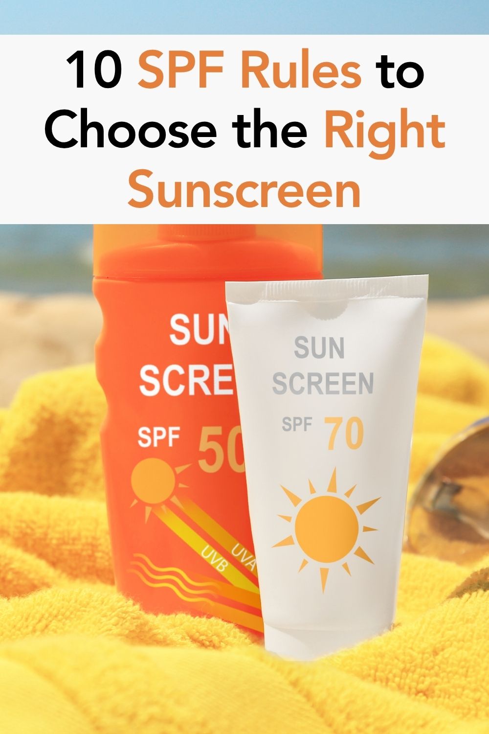 choose the right sunscreen, SPF rules, sunscreen for men and women