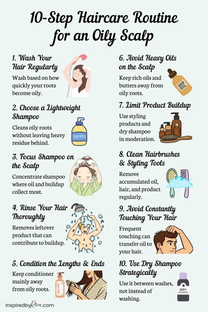 haircare routine for oily or dry scalp, oily scalp haircare routine, dry scalp haircare routine, oily vs dry scalp, scalp care routine